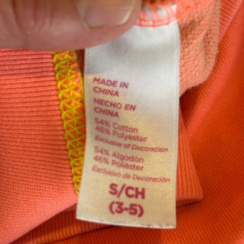 Y2K Hard Candy Coral Pink Heart Graphic Sequin Jogger Sweatpants Small 3-5 Retro